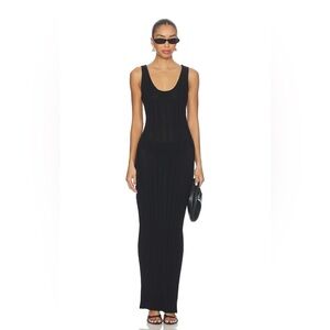NWT SNDYS Baha Maxi Dress in Black